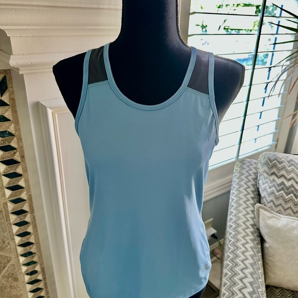 Tops - Women's Endeavor Athletic Wear Two-toned Blue and Gray Tank Top